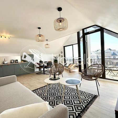 T2 Neuf Top Cocooning Terrasse - Face A La Mer Ploemeur Exterior photo