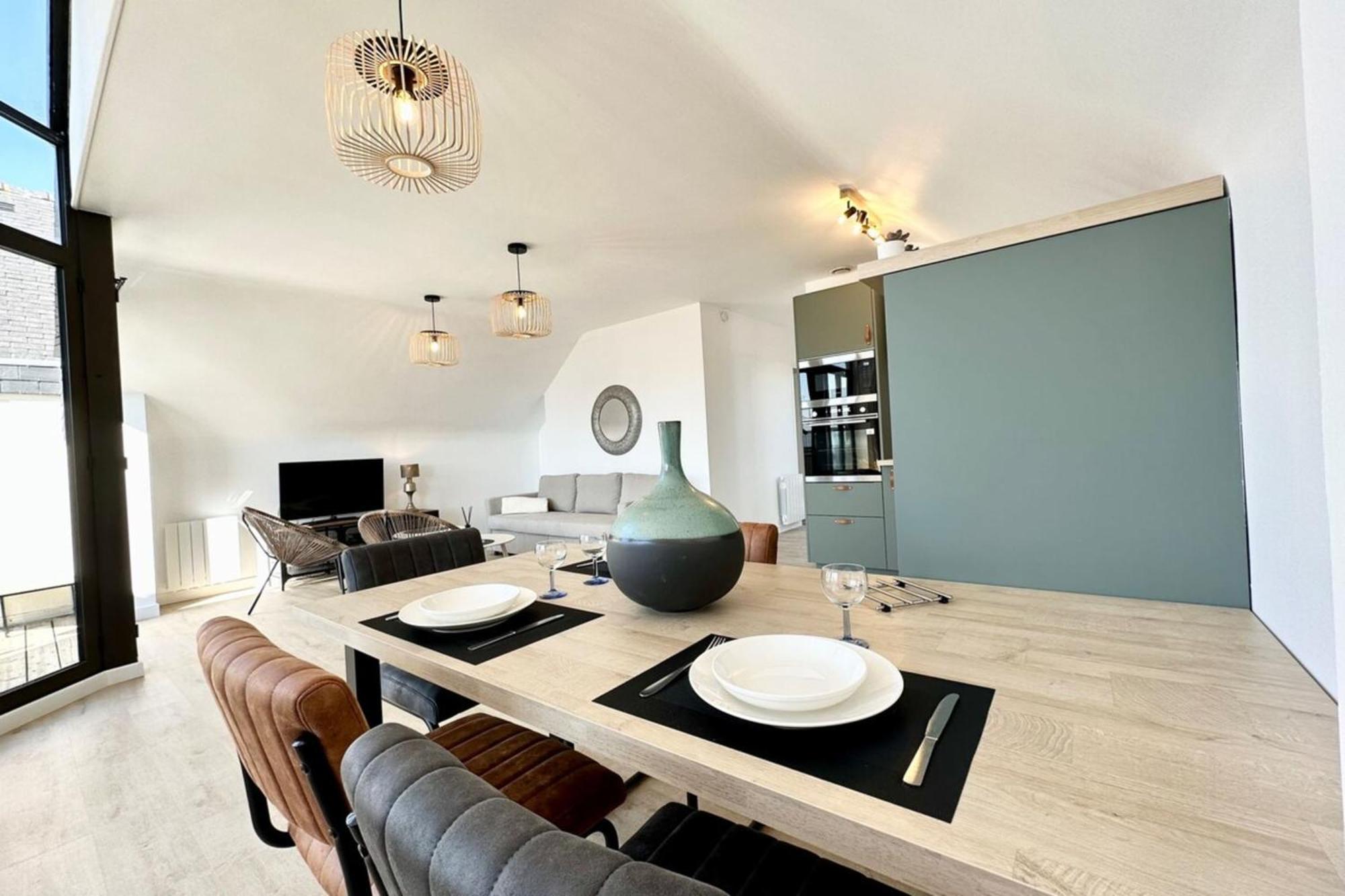 T2 Neuf Top Cocooning Terrasse - Face A La Mer Ploemeur Exterior photo